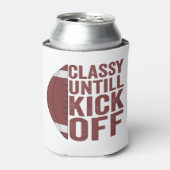 Classy Tot Kick Off Funny Fantasy Football Gift Blikjeskoeler (Blikje Voorkant)