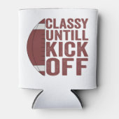 Classy Tot Kick Off Funny Fantasy Football Gift Blikjeskoeler (Voorkant)