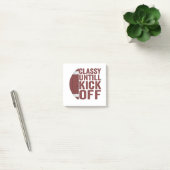 Classy Tot Kick Off Funny Fantasy Football Gift Post-it® Notes (Kantoor)