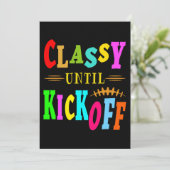 Classy tot Kickoff Kaart (Staand voorkant)