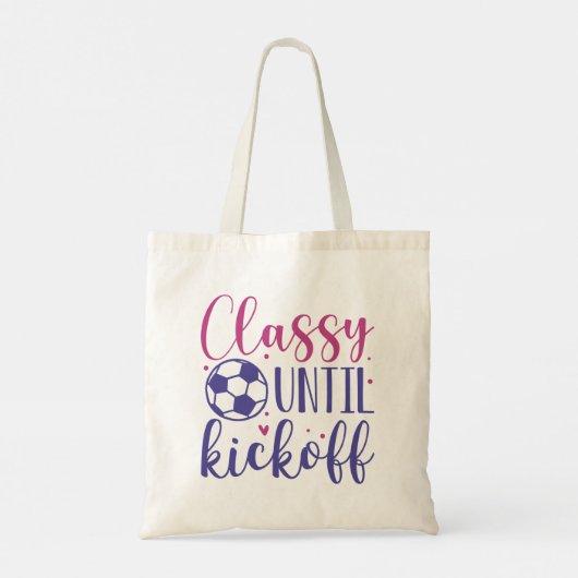 Classy tot Kickoff Tote Bag (Achterkant)