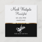Classy Trendy Haarstylist Visitekaartjes (Voorkant)
