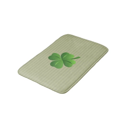 Classy Trendy Irish Lucky Shamrock Badmat (Gekanteld)