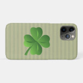 Classy Trendy Irish Lucky Shamrock Case-Mate iPhone Case (Achterkant (horizontaal))
