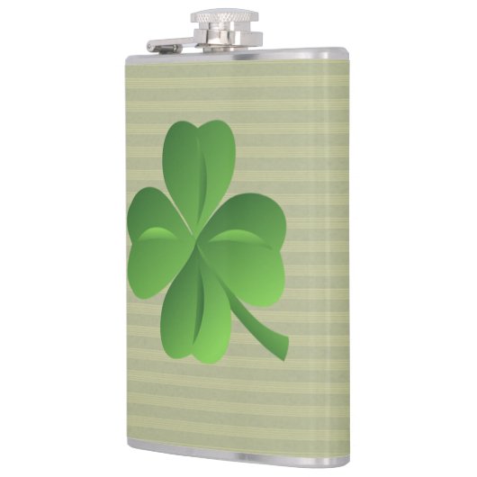 Classy Trendy Irish Lucky Shamrock Heupfles (Links)