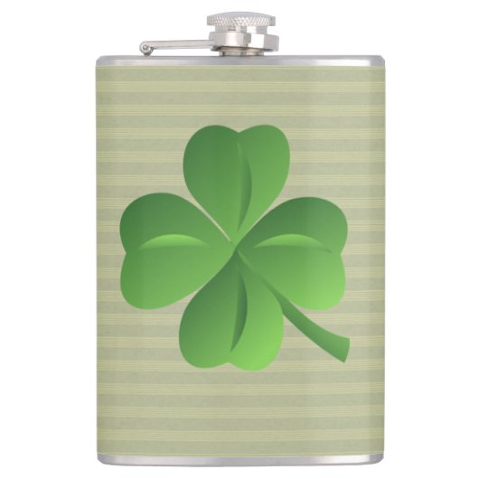 Classy Trendy Irish Lucky Shamrock Heupfles (Voorkant)