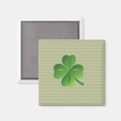 Classy Trendy Irish Lucky Shamrock Magneet (Voorkant / Achterkant)