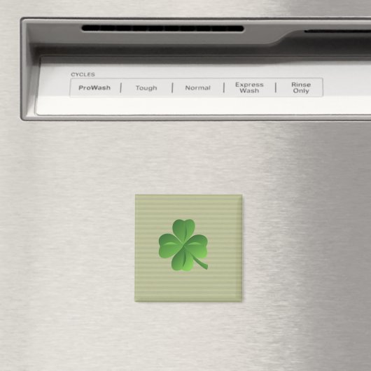 Classy Trendy Irish Lucky Shamrock Magneet (Insitu (Vaatwasser))