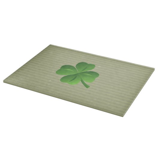Classy Trendy Irish Lucky Shamrock Snijplank (Hoek)