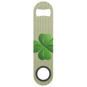 Classy Trendy Irish Lucky Shamrock Speed Flessenopener