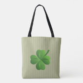 Classy Trendy Irish Lucky Shamrock Tote Bag (Achterkant)