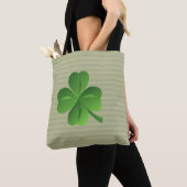 Classy Trendy Irish Lucky Shamrock Tote Bag (Dichtbij)