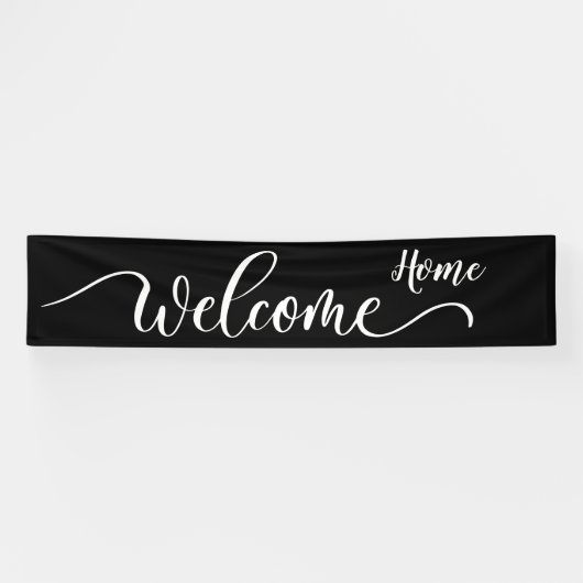Classy Trendy Welkom Home  Spandoek (Horizontaal)