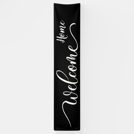 Classy Trendy Welkom Home  Spandoek (Verticaal)