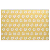 Classy Tropical Hibiscus flower Pattern Yellow Stof (Fat Quarter)