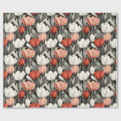 Classy Tulip Modern inpakpapier (Vlak)