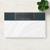 Classy turquoise ornament Elegant luxe geometrisch Post-it® Notes (Kantoor)