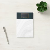 Classy turquoise ornament Elegant luxe Post-it® Notes (Kantoor)
