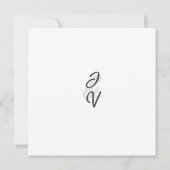 Classy Tuxedo Groomsman Kaart (Achterkant)