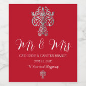 Classy Two Colour's Wijn Etiket (Enkel label)