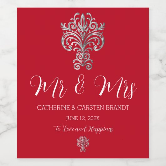 Classy Two Colour's Wijn Etiket (Enkel label)