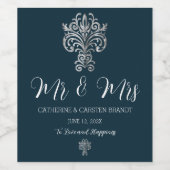 Classy Two Colour's Wijn Etiket (Enkel label)