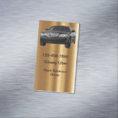 Classy Uber Driver Magnetische Visitekaartjes Magnetisch Visitekaartje (Voorbeeld)
