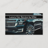 Classy Uber Driver Theme Transportation Visitekaartje (Voorkant)