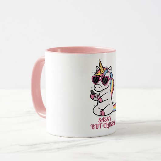 Classy Unicorn Manicure – Sassy Mood Mok (Voorkant links)