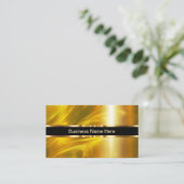 Classy Unique Visitekaartjes Gold Tone (Staand voorkant)