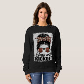 Classy Until Kickoff American Football Girl Game Trui (Voorkant volledig)