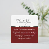 Classy Upscale Hartelijk dank met enveloppen Bedankkaart (Staand voorkant)