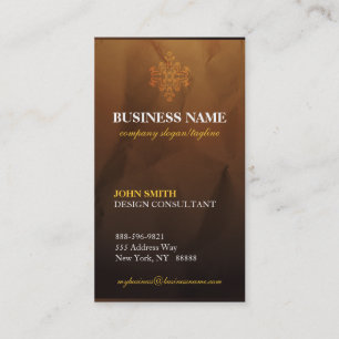 Classy Upscale Modern Damask Visitekaartjes