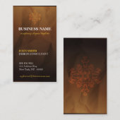 Classy Upscale Modern Damask Visitekaartjes (Voorkant / Achterkant)