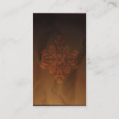 Classy Upscale Modern Damask Visitekaartjes (Achterkant)