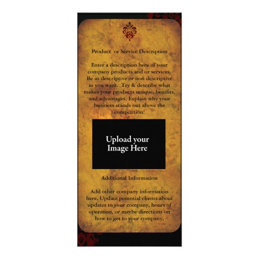 Classy Upscale Moderne Business Reclamekaart (Achterkant)