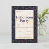 Classy Upscale Paardenschuur Halloween Party Kaart (Staand voorkant)