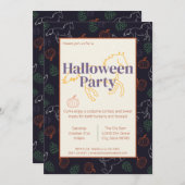 Classy Upscale Paardenschuur Halloween Party Kaart (Voorkant / Achterkant)