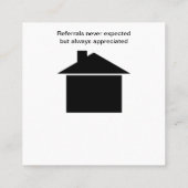 Classy vastgoedmakelaar Upscale Visitekaartjes (Achterkant)