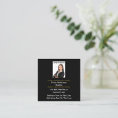 Classy vastgoedmakelaar Upscale Visitekaartjes (Staand voorkant)