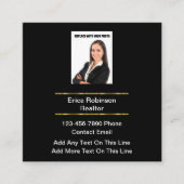 Classy vastgoedmakelaar Upscale Visitekaartjes (Voorkant)