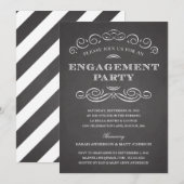 CLASSY-VERLOVING | INVITE VAN DE BETROKKENE KAART (Voorkant / Achterkant)