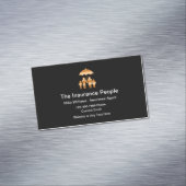 Classy verzekeringsagent Magnetische Visitekaartje Magnetisch Visitekaartje (Voorbeeld)