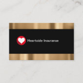 Classy verzekeringsagent Visitekaartje ontwerp (Voorkant)