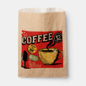 Classy vintage rustic background reception Red Bedankzakje (Voorkant)