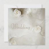 Classy Vintage Wedding Gown Wedding Kaart (Voorkant)