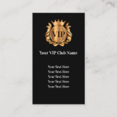 Classy VIP Club Lidmaatschap Visitekaartjes (Voorkant)