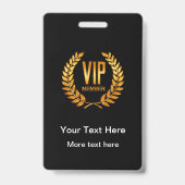 Classy VIP Club Member Badges (Achterkant)