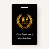 Classy VIP Club Member Badges (Achterkant)