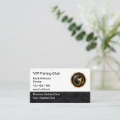 Classy VIP Vist Club Visitekaartjes (Staand voorkant)